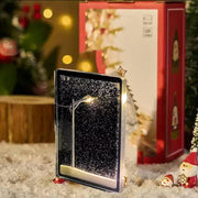 DIY Street Lamp Snow Globe, Snowy Night Light Street Lamp, DIY Christmas Desktop Decor for Birthday and Christmas.