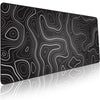 XXL 90x40cm / Black Topographic