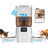 Frienhund Automatic Cat Feeder with 2K Camera: 5G WiFi Automatic Dog Feeder with Night Vision,Cat Food Dispenser with 7L Large Food Storage Container for Multiple Pet,Detachable for Easy Clean -29 Cup
