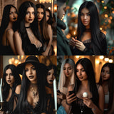 Long Straight Wig|Synthetic Long Wigs for Women|Cosplay Wig for Fashion Women 28inch