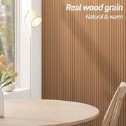 122 × 16 cm WPC Slat Wall Panels – 16 Pack, 2 Finishes