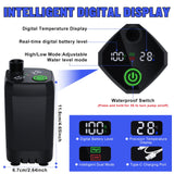 Portable Shower for Camping, [6000mAh Long-Lasting] Spopal Rechargeable Camping Shower with Shower Head, Intelligent LED Display, Electric Shower Pump for Camping, Hiking, Travel, Car & Pet Clean