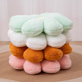 2 Pcs Flower Pillow Floor Cushion Decorative Throw Pillows Cute Aesthetic Pillows Cushions for Bedroom Preppy Room Bed Sofa Chair Decor (Pink & White)