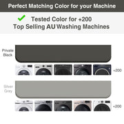 2-Pack 58 × 58 cm Silicone Washer & Dryer Top Mats