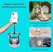 Adjustable Phone Wrist Lanyard with 2 Tether Tabs