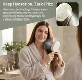 Electric Steam Hair Brush Comb & Mist Function Simultaneously Stronger Ion Technology Less Breakage No Residue for Beautiful Hai