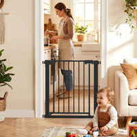75–82 cm auto-close safety gate black image 3