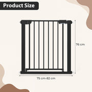 75–82 cm Auto-Close Baby & Pet Safety Gate