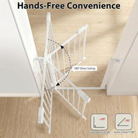 75–82 cm auto-close safety gate white image 6
