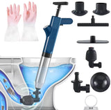 Toilet Plunger Drain Clog Remover High Pressure Air Drain Blaster Gun Drain Clog Remover Tool for Bathroom Sink Kitchen Clogged