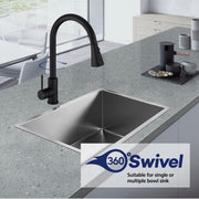 ACA 3-Mode Pull-Out Sink Mixer Tap – Matt Black
