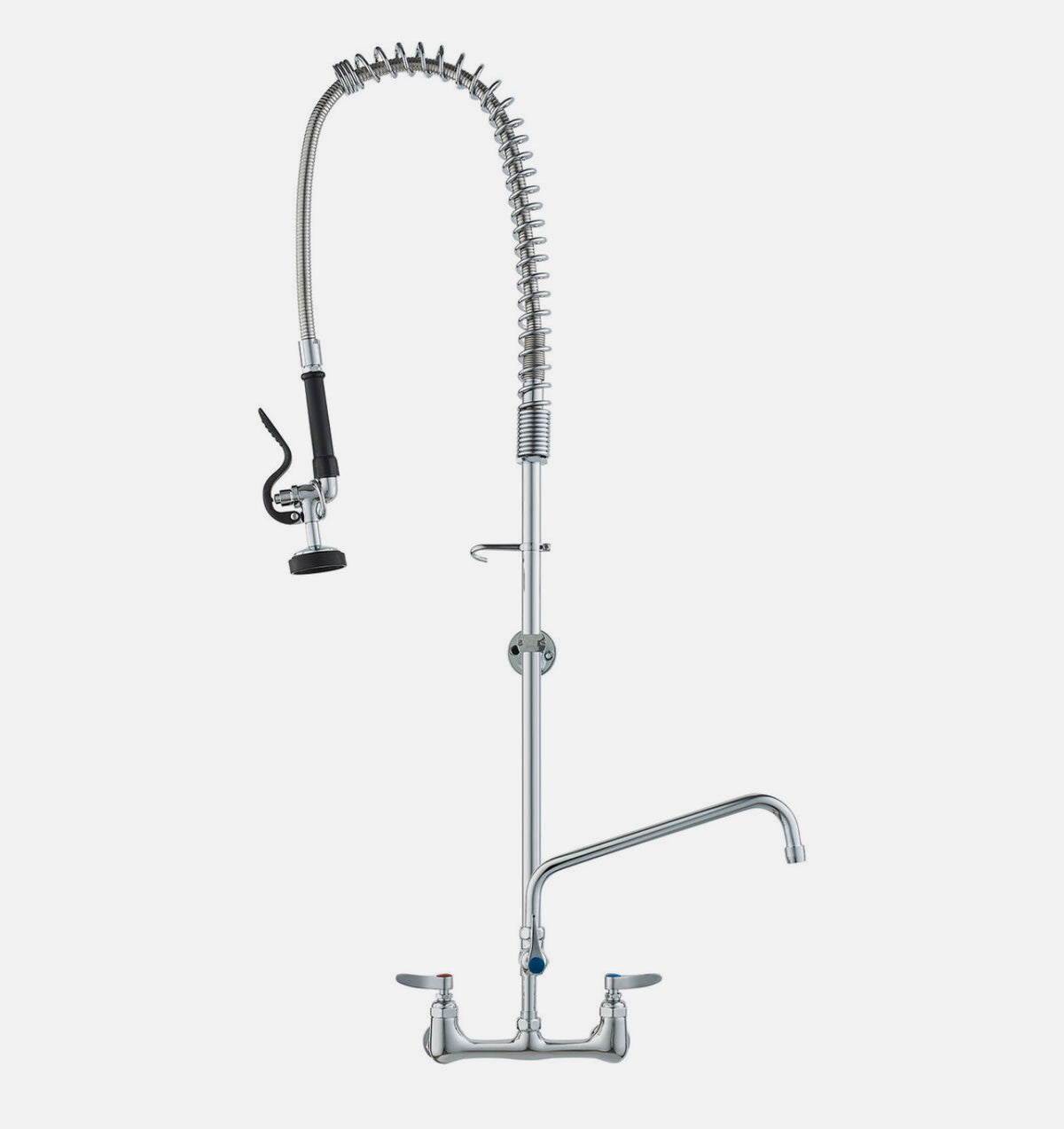 47-Inch Commercial Wall-Mount Pre-Rinse Faucet