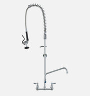 47-Inch Commercial Wall-Mount Pre-Rinse Faucet