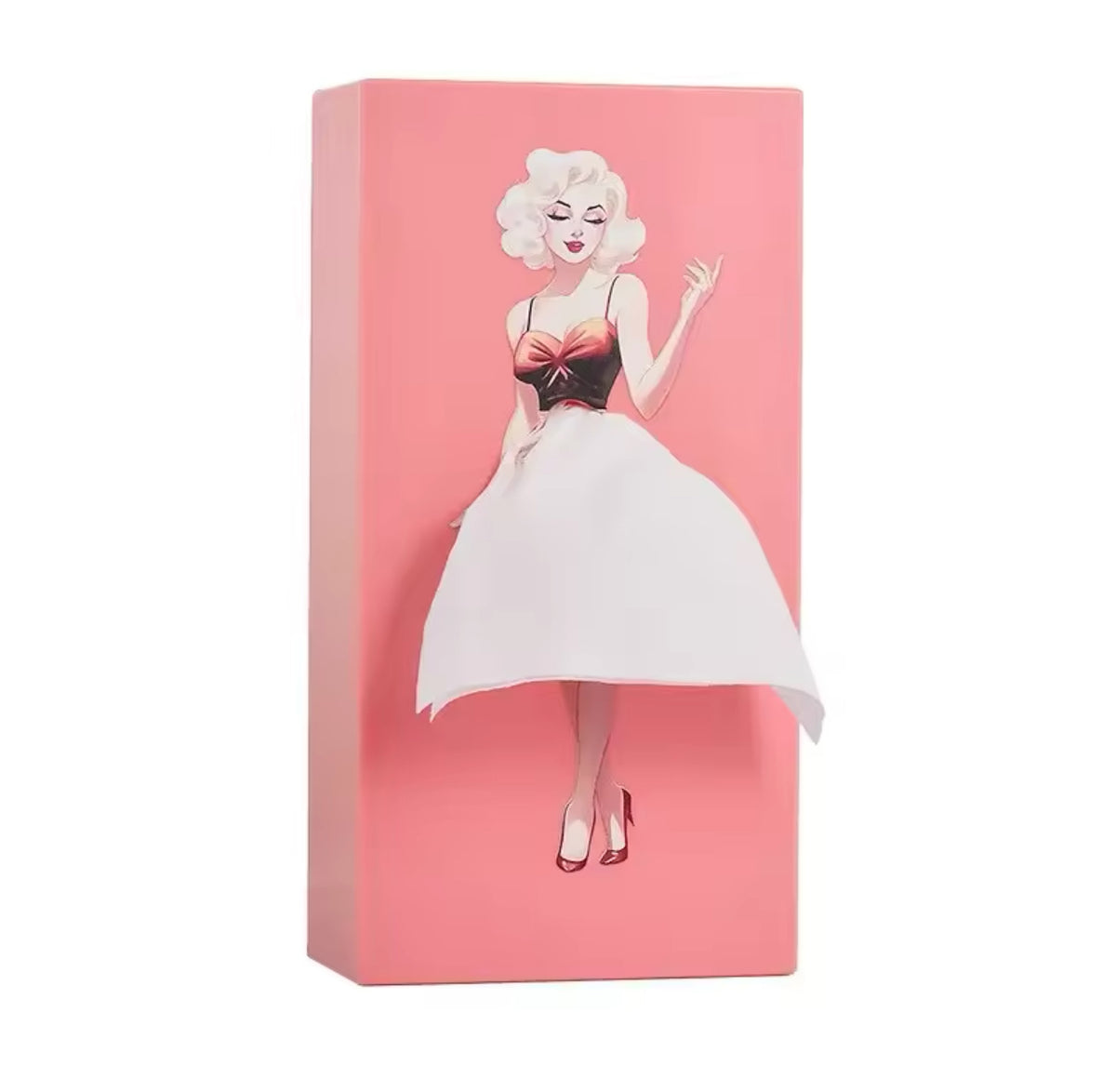 Anime-Girl Puffy-Skirt Tissue Box Cover