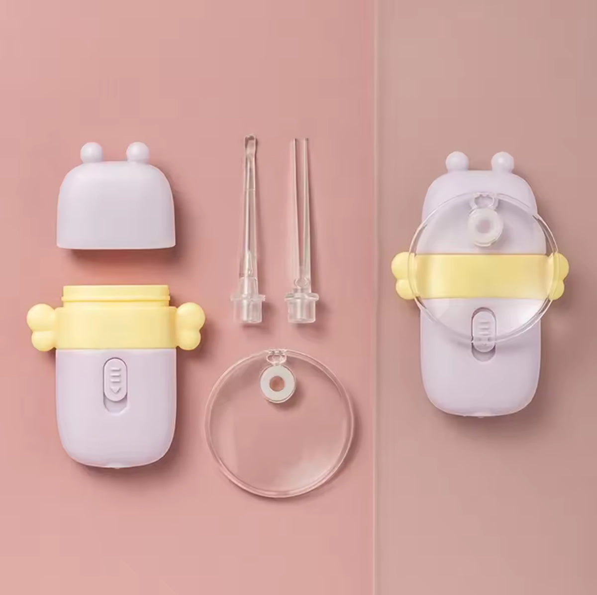 Cartoon Baby Earpick with LED Light Ear Cleaning Tools for Babies Easy Use Kids Earwax Removal Cleaner with Magnifying Glass