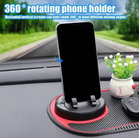 Anti-Slip Car Dashboard Organiser with Rotating Phone Holder