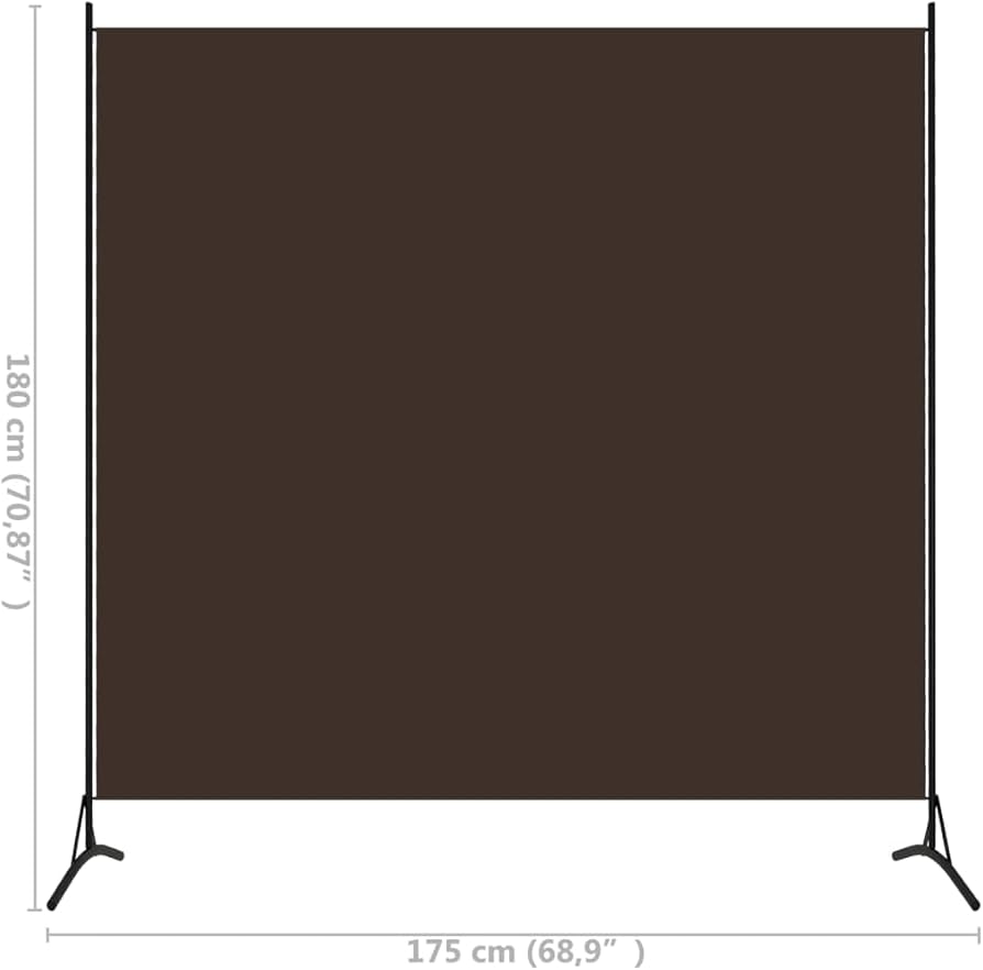Single-Panel Fabric Room Divider – 175 × 180cm, 4 Colours