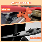 12 Pcs Crab Spatula Rack, Silicone Crab Spatula Rest, Multifunctional Crab Spatula Holder, Heat Resistant Utensil Holder, Creative Spoon Holder, Cute Steam Releaser for Stove Top Kitchen
