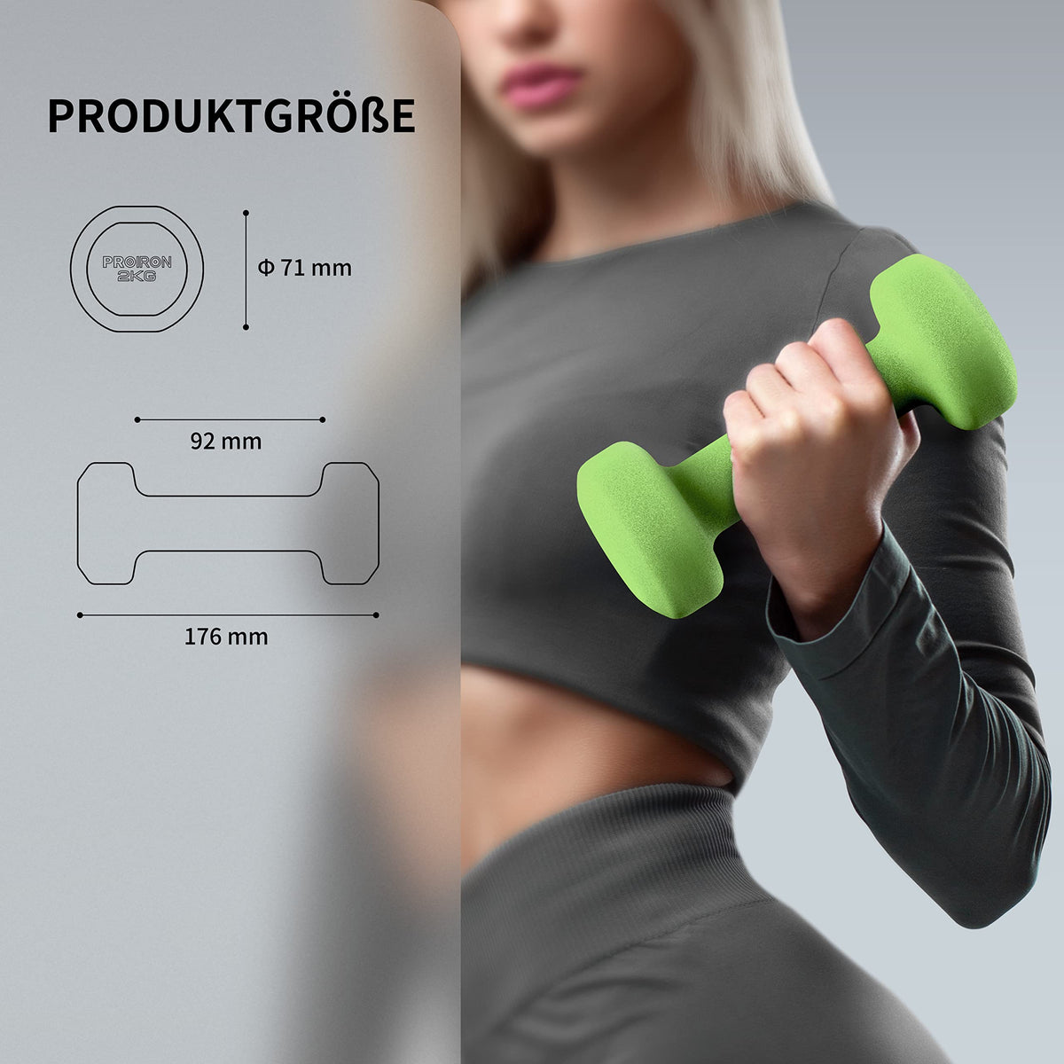 Neoprene-Coated Hand Weights