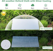 Galvanised Walk-In Poultry Run with Spire Cover – 3 Sizes