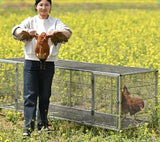 Portable Foldable Large Chicken Coop Runs Poultry Cage for Yard, Outdoor, Indoor
