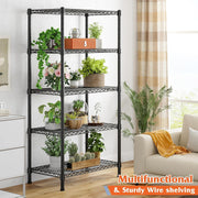 Heavy-Duty 5-Tier Metal Wire Shelving Unit