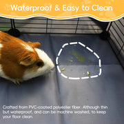 12-Panel C&C Guinea Pig Cage with Washable Liner – 122 × 61 cm
