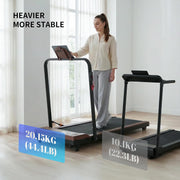 3-in-1 Under-Desk Walking Pad with 12% Incline