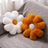 2 Pcs Flower Pillow Floor Cushion Decorative Throw Pillows Cute Aesthetic Pillows Cushions for Bedroom Preppy Room Bed Sofa Chair Decor (Pink & White)