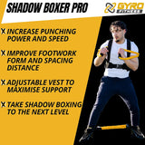 Shadow Boxer Pro | Boxing Resistance Bands Set for Shadow Boxing, Comes with Ankle Cuffs | Ideal Addition to Your Home Boxing Equipment