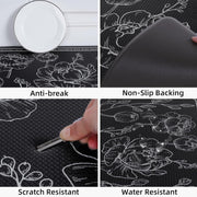 2-Piece Cushioned Kitchen Mat Set – 43 × 74 & 43 × 119 cm