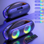 JYX D16T IPX5 Portable Karaoke Speaker with 2 Microphones