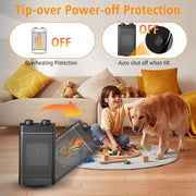 1500W Ceramic Fan Heater – Fast-Heating Oscillating Space Heater with Tip-Over Protection