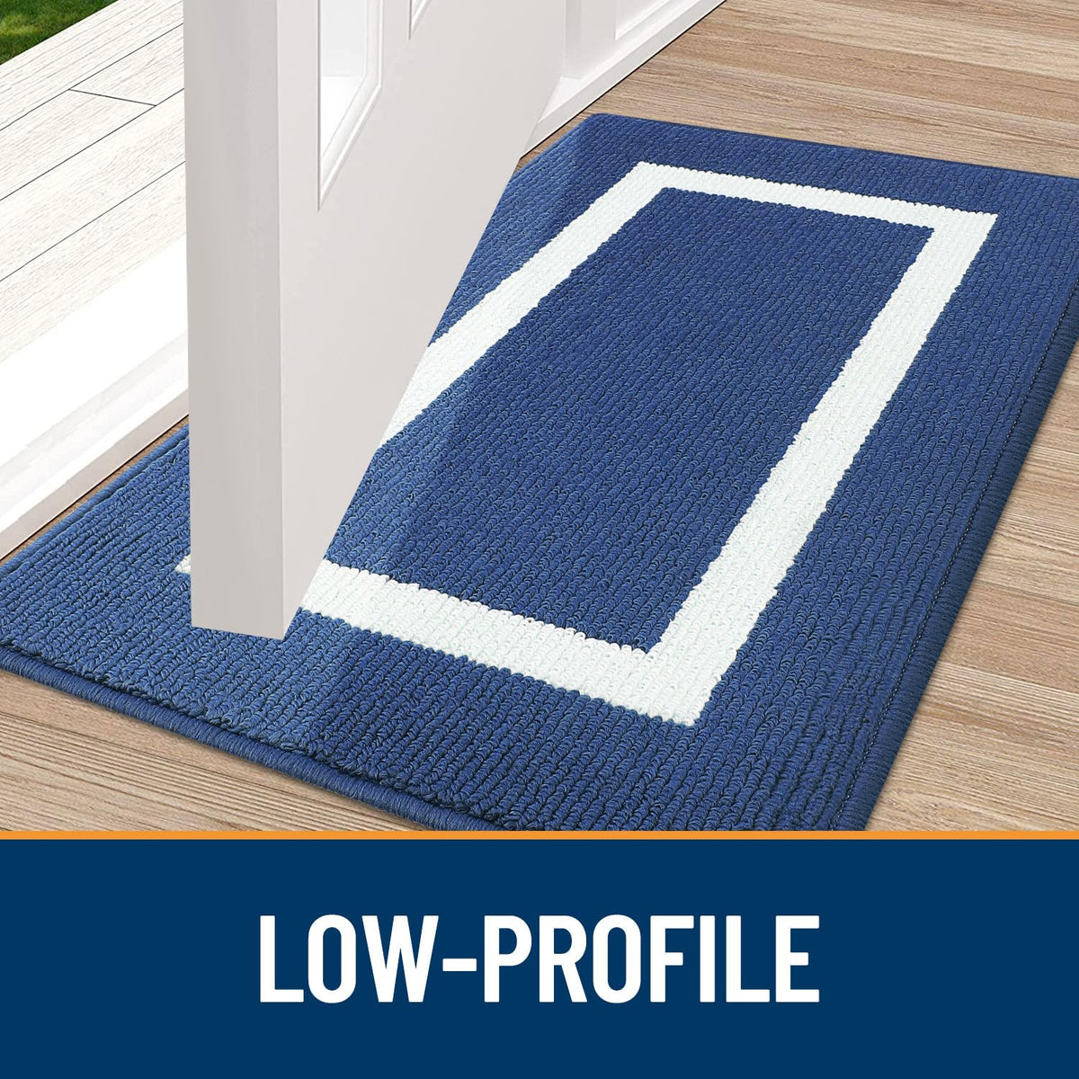 51 × 81 cm Navy Absorbent Indoor Door Mat