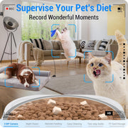 7 L Automatic Pet Feeder with 2K Camera & Dual-Band Wi-Fi