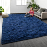 Large Area Rugs for Living Room, Ultra Soft Indoor Modern Fluffy Bedroom Carpets, Washable Furry Throw Rugs Area Carpets for Children Bedroom Home Decor Nursery Rug (Pink, 80 x 160 CM)