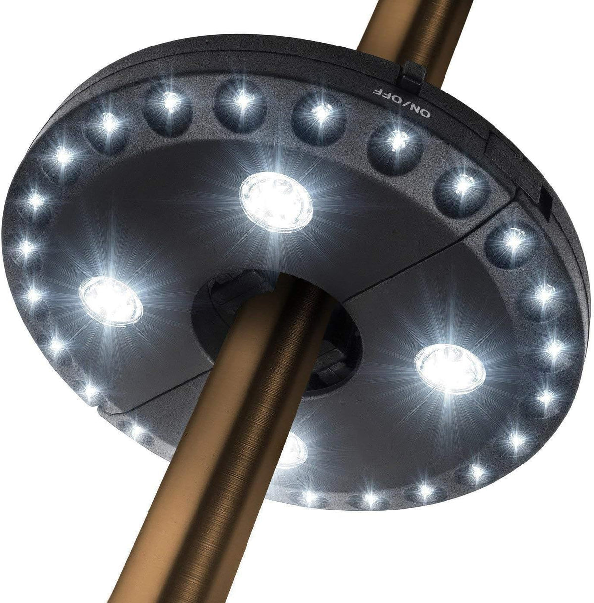 28-LED Cordless Patio Umbrella Light – 3 Brightness Modes