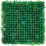 25 × 25 cm Artificial Boxwood Hedge Panels – 12 Pack