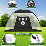 300 * 210 * 180Cm Golf Practice Net, Golf Training Net for Backyard Chipping Driving, Garage, Outdoor/Indoor
