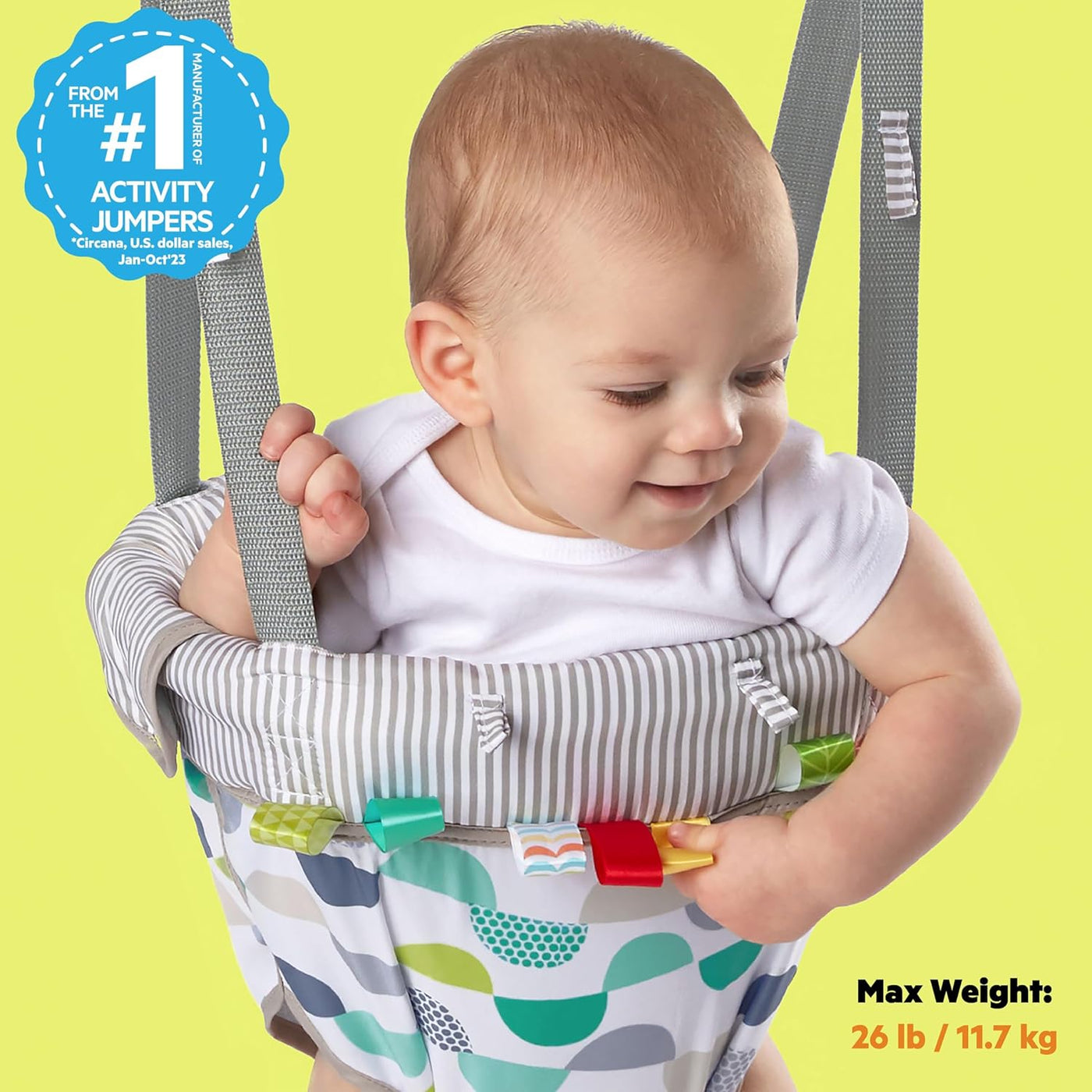 Bright Starts Playful Parade Door Jumper, Multi, 2320 Grams