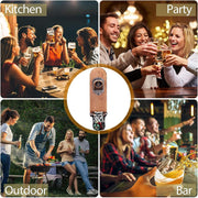 Magnetic Football Wall Bottle Opener with Cap Net