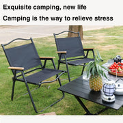 High-Back Folding Camping Chair – 150 kg Rated