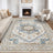 Soft Area Rugs Faux Cashmere Vintage Carpet, Non-Slip Machine Washable Low Piles Modern Boho Persian Rugs Abstract Floor Mat for Bedroom/Living Room/Playroom/Office Indoor Decor (Color 5, 120x160cm)