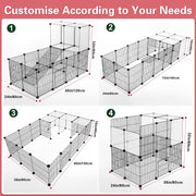 24-Panel Small-Animal C&C Pen with PVC Liner