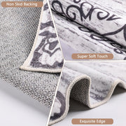 80 × 180 cm Vintage Washable Runner Rug