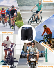 Men’s 3D-Padded Quick-Dry Cycling Shorts