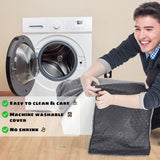 Dog Stairs for Small Dogs- Dog Steps Stairs Ramps for Bed Couch, 4-Step Pet Stairs Detachable Dog Ramps Pet Ladder for High Couch and Bed, Durable Non-Slip for Cats Doggy Puppy (Gray)