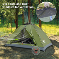 Night Cat 1-Person Lightweight Backpacking Tent with Vestibule