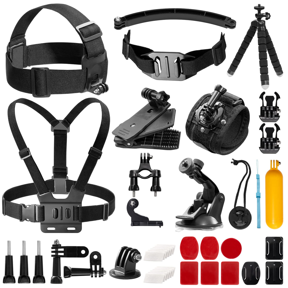 42-in-1 Universal Action-Camera Accessory Kit