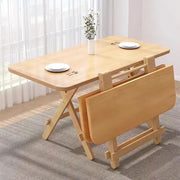 Foldable Solid-Wood Table – 100 × 60 cm